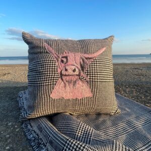 Cushion Highland Cow 1