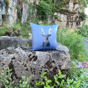 Limited Edition Cushion – Stag Head