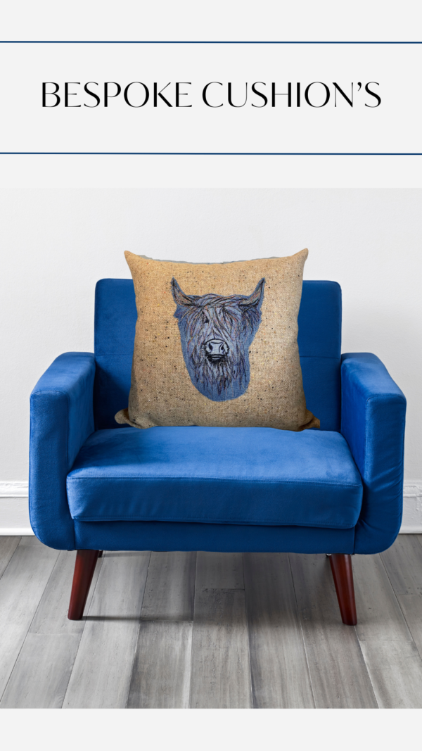 20" Limited Edition Cushion - Highland Cow