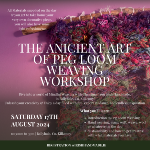 Discover The Ancient Art of Peg Loom Weaving – Saturday 17th August