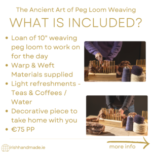 Discover The Ancient Art of Peg Loom Weaving – Sunday May 26th – 10am to 3pm