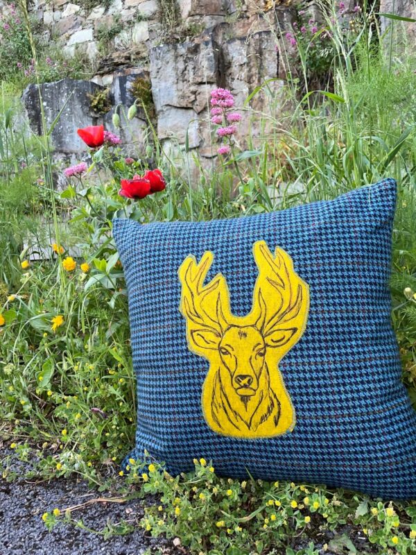 Stag Head Cushion 4