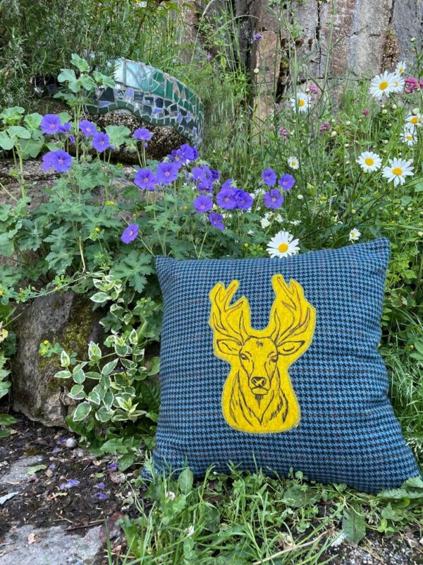 Stag Head Cushion 5