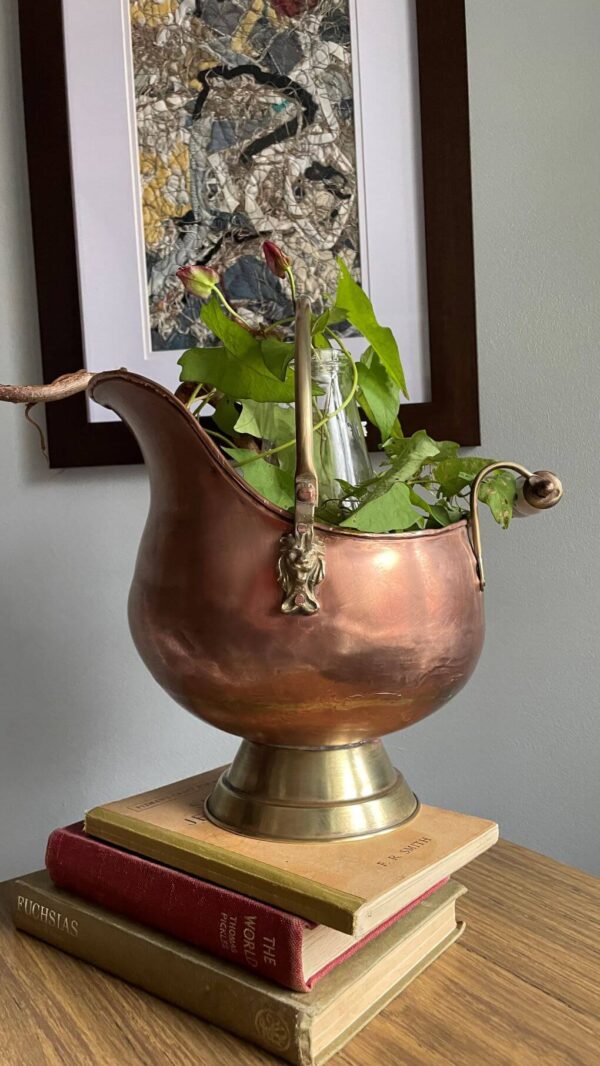 Vintage Copper Planter From Irish Handmade