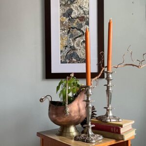 Vintage Silver Plated Candle Sticks